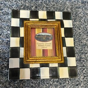 Mackenzie Childs Courtly Check 2x3 frame